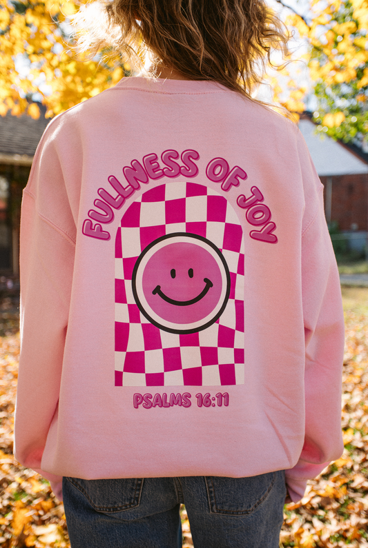 Fullness of Joy Sweatshirt (Pink)